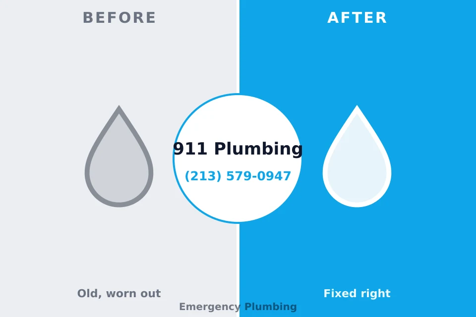 Before and after: plumbing company Jolivue, VA